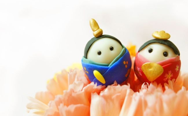 花の上のひな祭り