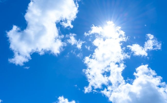 初秋　青空